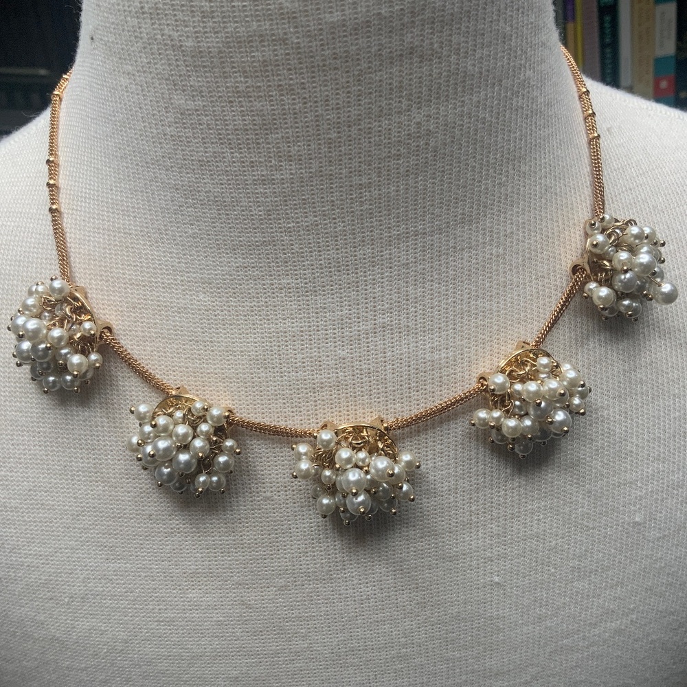 Inc. New Gold-Colored and Pearl Necklace